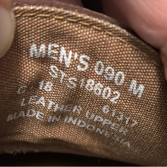 Sperry Brown Leather Boat Shoes with Moccasin Stitching - Picture 6 of 6